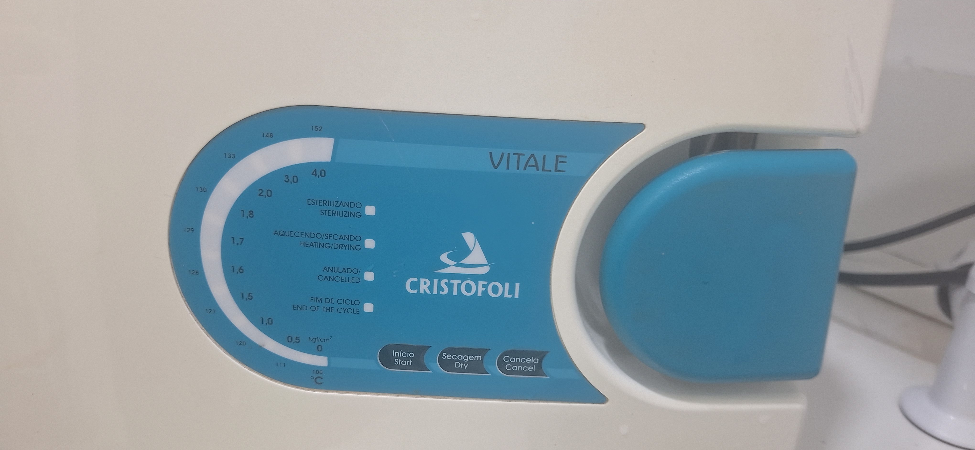 Calibração de autoclave e reparos